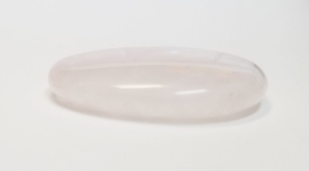 Rose Quartz Worry Stone sold by Chakra Rox for balancing Heart Chakra, promoting love of self and others